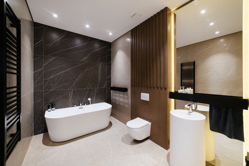 Luxury Bathroom with Custom Lighting