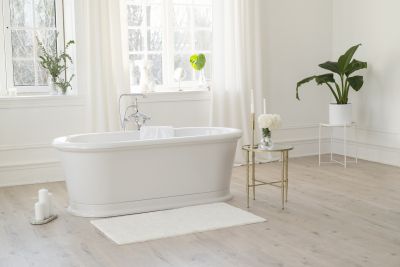 New Bathtub with Fixtures